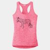 Multi-Color Sublimatable Ladies PosiCharge Electric Heather Racerback Tank Thumbnail