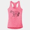 Multi-Color Sublimatable Ladies PosiCharge Electric Heather Racerback Tank Thumbnail