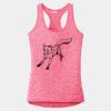 Multi-Color Sublimatable Ladies PosiCharge Electric Heather Racerback Tank Thumbnail