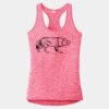 Multi-Color Sublimatable Ladies PosiCharge Electric Heather Racerback Tank Thumbnail