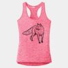 Multi-Color Sublimatable Ladies PosiCharge Electric Heather Racerback Tank Thumbnail