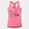Multi-Color Sublimatable Ladies PosiCharge Electric Heather Racerback Tank Thumbnail