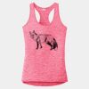Multi-Color Sublimatable Ladies PosiCharge Electric Heather Racerback Tank Thumbnail