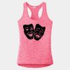 Multi-Color Sublimatable Ladies PosiCharge Electric Heather Racerback Tank Thumbnail