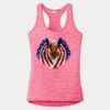 Multi-Color Sublimatable Ladies PosiCharge Electric Heather Racerback Tank Thumbnail