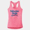 Multi-Color Sublimatable Ladies PosiCharge Electric Heather Racerback Tank Thumbnail