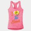 Multi-Color Sublimatable Ladies PosiCharge Electric Heather Racerback Tank Thumbnail