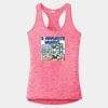 Multi-Color Sublimatable Ladies PosiCharge Electric Heather Racerback Tank Thumbnail