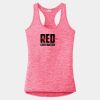 Multi-Color Sublimatable Ladies PosiCharge Electric Heather Racerback Tank Thumbnail