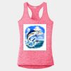 Multi-Color Sublimatable Ladies PosiCharge Electric Heather Racerback Tank Thumbnail