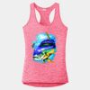 Multi-Color Sublimatable Ladies PosiCharge Electric Heather Racerback Tank Thumbnail