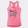 Multi-Color Sublimatable Ladies PosiCharge Electric Heather Racerback Tank Thumbnail