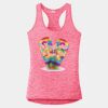 Multi-Color Sublimatable Ladies PosiCharge Electric Heather Racerback Tank Thumbnail