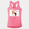 Multi-Color Sublimatable Ladies PosiCharge Electric Heather Racerback Tank Thumbnail