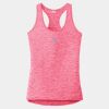 Multi-Color Sublimatable Ladies PosiCharge Electric Heather Racerback Tank Thumbnail