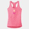 Multi-Color Sublimatable Ladies PosiCharge Electric Heather Racerback Tank Thumbnail