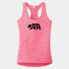 Multi-Color Sublimatable Ladies PosiCharge Electric Heather Racerback Tank Thumbnail