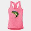 Multi-Color Sublimatable Ladies PosiCharge Electric Heather Racerback Tank Thumbnail