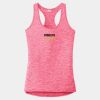 Multi-Color Sublimatable Ladies PosiCharge Electric Heather Racerback Tank Thumbnail