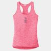 Multi-Color Sublimatable Ladies PosiCharge Electric Heather Racerback Tank Thumbnail