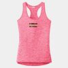 Multi-Color Sublimatable Ladies PosiCharge Electric Heather Racerback Tank Thumbnail