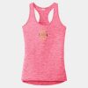 Multi-Color Sublimatable Ladies PosiCharge Electric Heather Racerback Tank Thumbnail