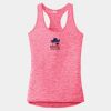 Multi-Color Sublimatable Ladies PosiCharge Electric Heather Racerback Tank Thumbnail