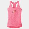 Multi-Color Sublimatable Ladies PosiCharge Electric Heather Racerback Tank Thumbnail