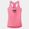 Multi-Color Sublimatable Ladies PosiCharge Electric Heather Racerback Tank Thumbnail