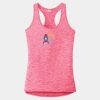 Multi-Color Sublimatable Ladies PosiCharge Electric Heather Racerback Tank Thumbnail