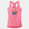 Multi-Color Sublimatable Ladies PosiCharge Electric Heather Racerback Tank Thumbnail