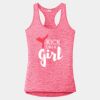 Multi-Color Sublimatable Ladies PosiCharge Electric Heather Racerback Tank Thumbnail