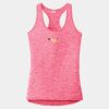 Multi-Color Sublimatable Ladies PosiCharge Electric Heather Racerback Tank Thumbnail