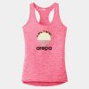 Multi-Color Sublimatable Ladies PosiCharge Electric Heather Racerback Tank Thumbnail