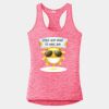 Multi-Color Sublimatable Ladies PosiCharge Electric Heather Racerback Tank Thumbnail