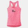 Multi-Color Sublimatable Ladies PosiCharge Electric Heather Racerback Tank Thumbnail