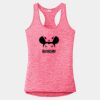 Multi-Color Sublimatable Ladies PosiCharge Electric Heather Racerback Tank Thumbnail