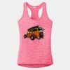 Multi-Color Sublimatable Ladies PosiCharge Electric Heather Racerback Tank Thumbnail