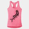 Multi-Color Sublimatable Ladies PosiCharge Electric Heather Racerback Tank Thumbnail