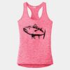 Multi-Color Sublimatable Ladies PosiCharge Electric Heather Racerback Tank Thumbnail