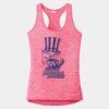 Multi-Color Sublimatable Ladies PosiCharge Electric Heather Racerback Tank Thumbnail