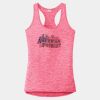 Multi-Color Sublimatable Ladies PosiCharge Electric Heather Racerback Tank Thumbnail