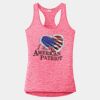 Multi-Color Sublimatable Ladies PosiCharge Electric Heather Racerback Tank Thumbnail