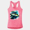 Multi-Color Sublimatable Ladies PosiCharge Electric Heather Racerback Tank Thumbnail