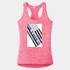 Multi-Color Sublimatable Ladies PosiCharge Electric Heather Racerback Tank Thumbnail