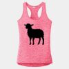 Multi-Color Sublimatable Ladies PosiCharge Electric Heather Racerback Tank Thumbnail