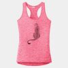Multi-Color Sublimatable Ladies PosiCharge Electric Heather Racerback Tank Thumbnail