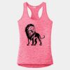 Multi-Color Sublimatable Ladies PosiCharge Electric Heather Racerback Tank Thumbnail