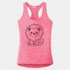 Multi-Color Sublimatable Ladies PosiCharge Electric Heather Racerback Tank Thumbnail