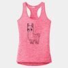 Multi-Color Sublimatable Ladies PosiCharge Electric Heather Racerback Tank Thumbnail